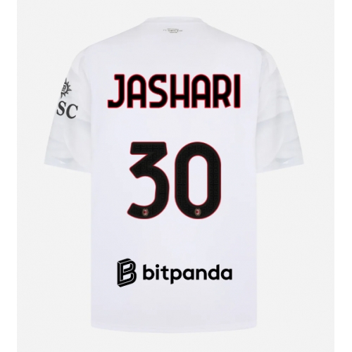 Billige Fotballdrakt AC Milan Ardon Jashari #30 Replika Bortedrakt 2026-27 Kortermet Billige Fotballdrakt AC Milan Ardon Jashari #30 Replika Bortedrakt 2026-27 Kortermet